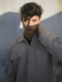 Overshirt wełniany